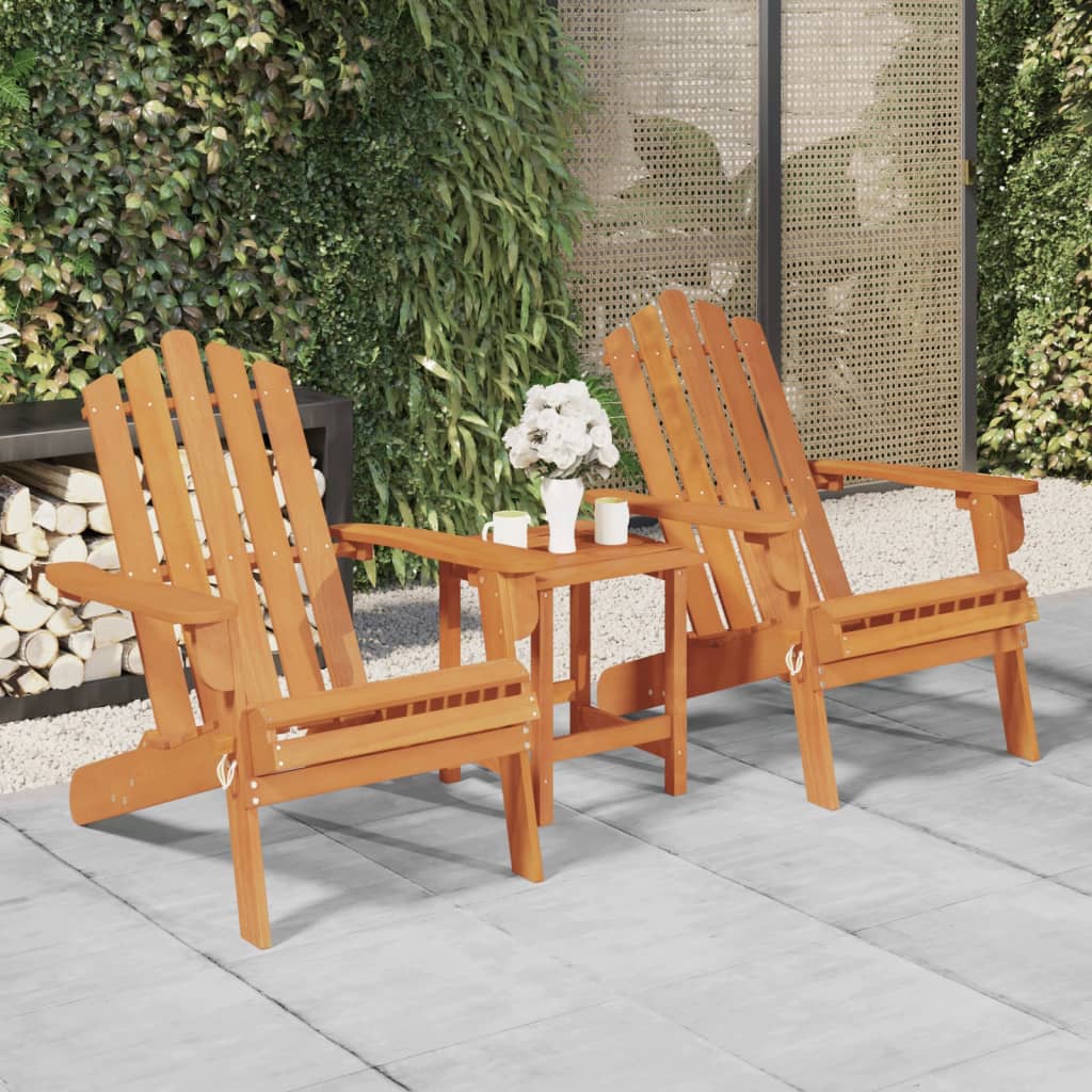 Patio Adirondack Chair Solid Wood Acacia