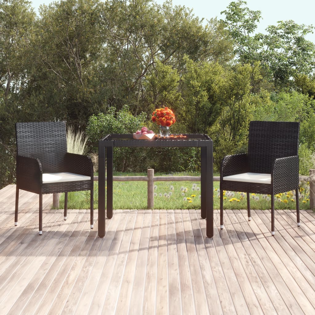 Patio Table With Poly Rattan