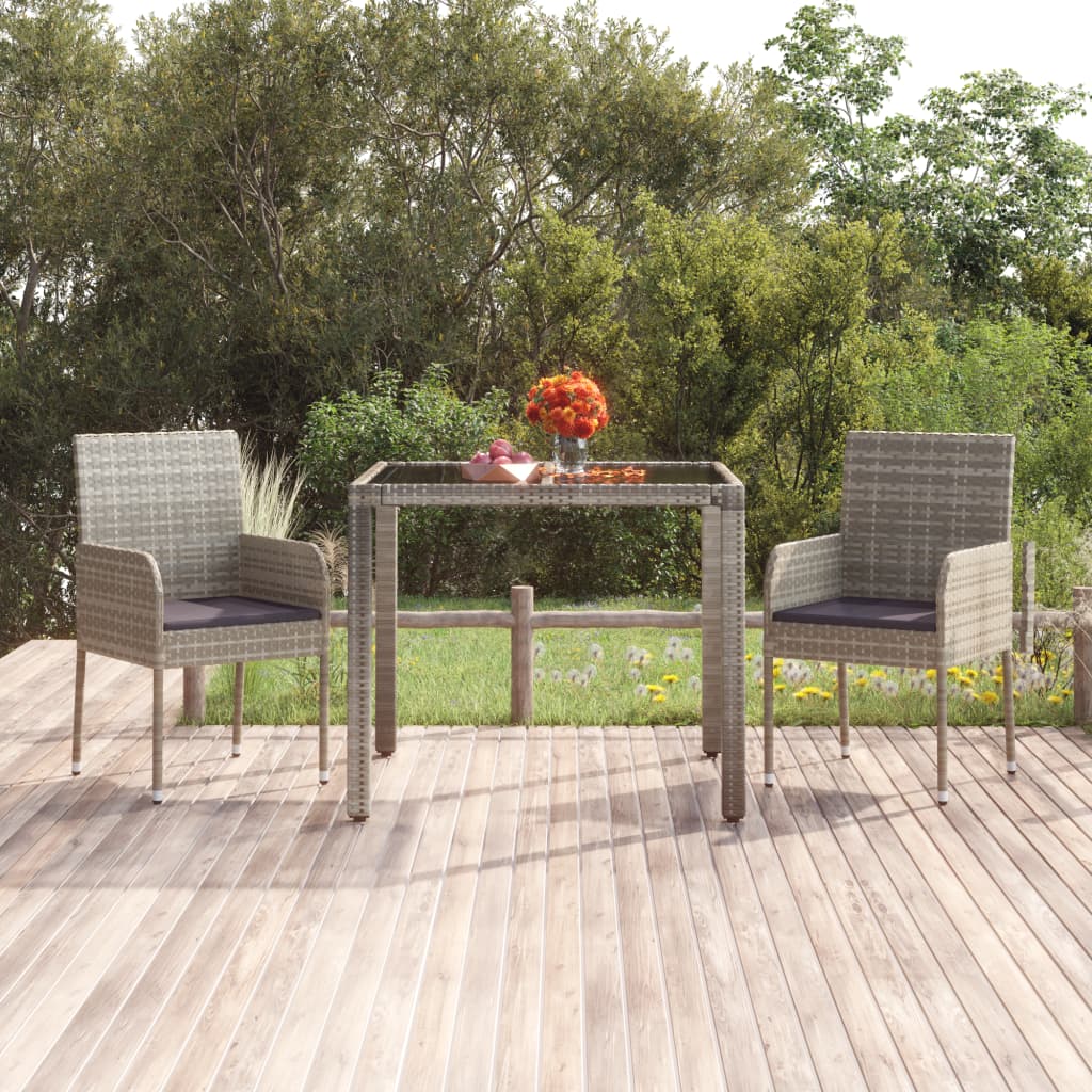 Patio Table With Poly Rattan