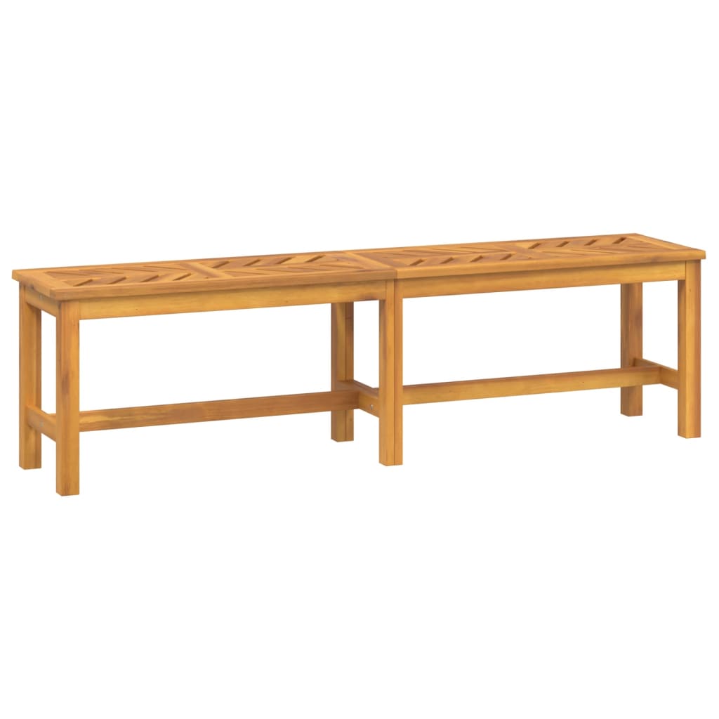 Patio Bench 59.1&quot; Solid Wood Acacia