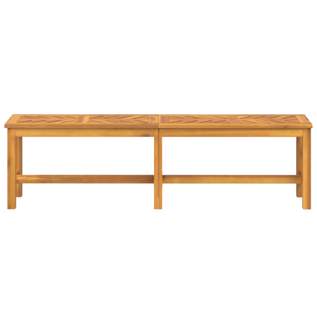 Patio Bench 59.1&quot; Solid Wood Acacia