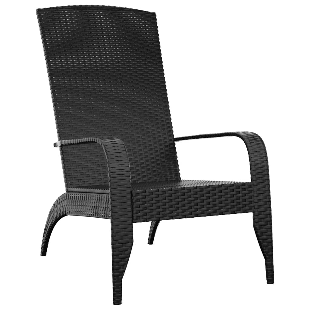 Patio Adirondack Chair Poly Rattan