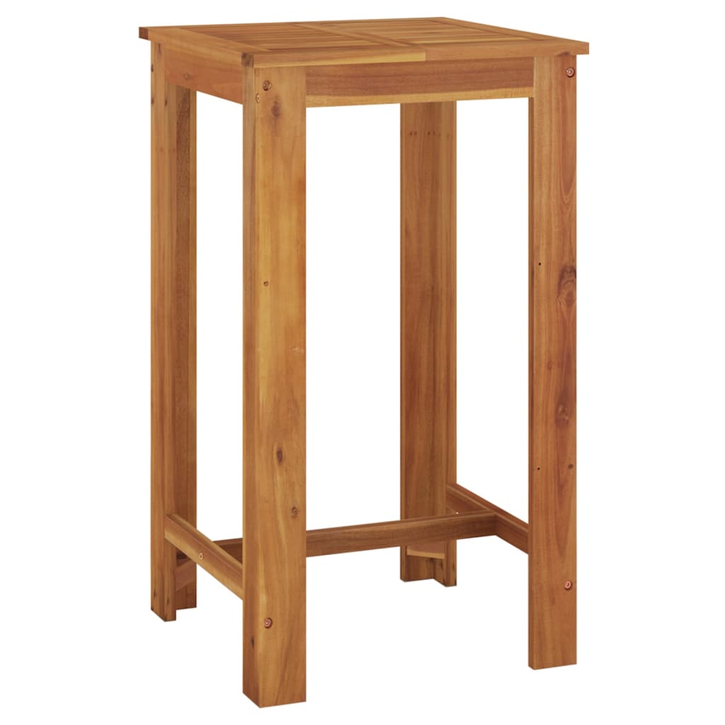 Patio Bar Table Solid Wood Acacia