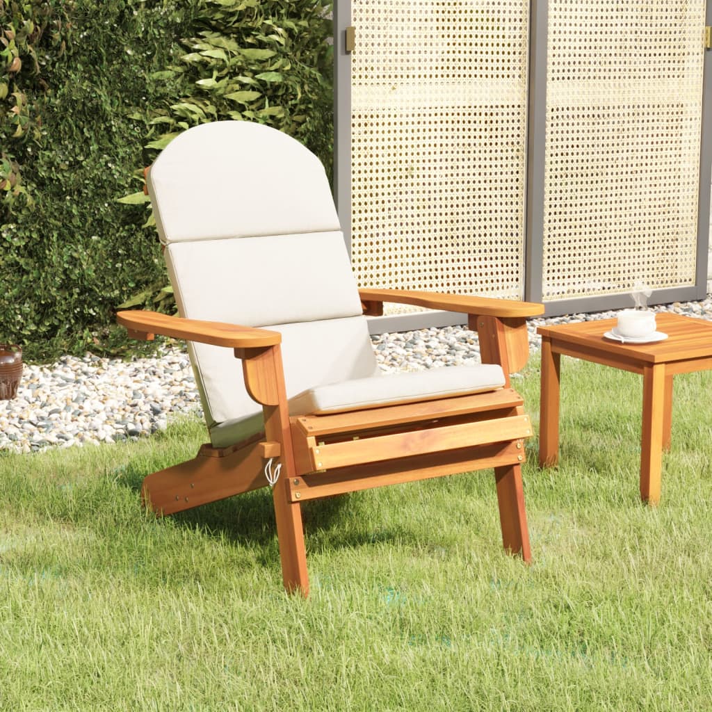 Patio Adirondack Chair Solid Wood Acacia