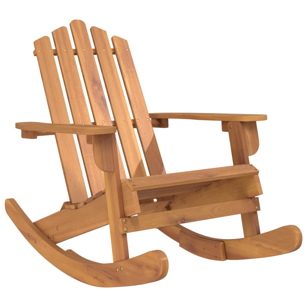 Adirondack Rocking Chair Solid Wood Acacia