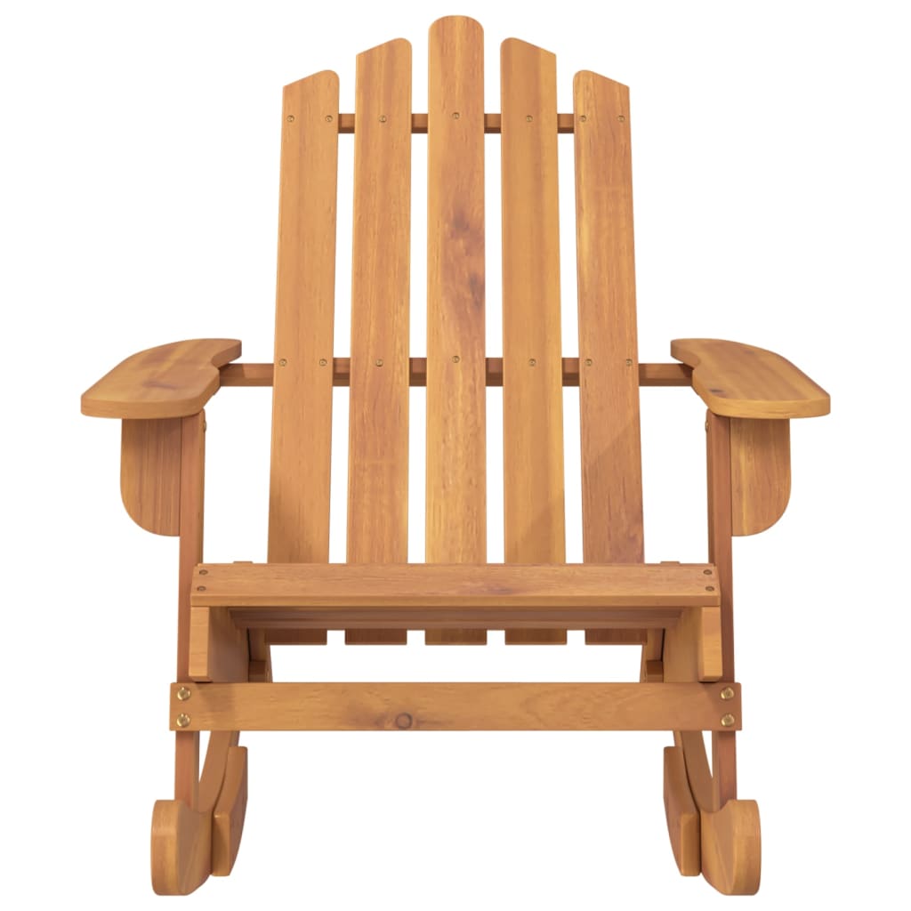 Adirondack Rocking Chair Solid Wood Acacia