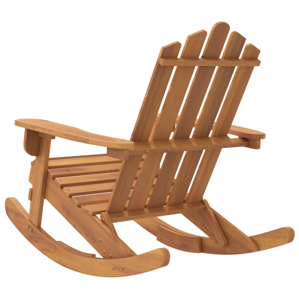 Adirondack Rocking Chair Solid Wood Acacia