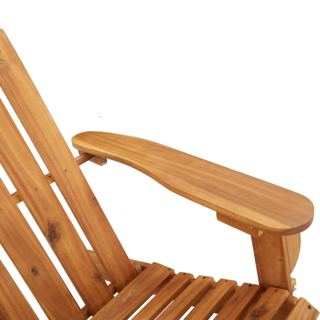 Adirondack Rocking Chair Solid Wood Acacia