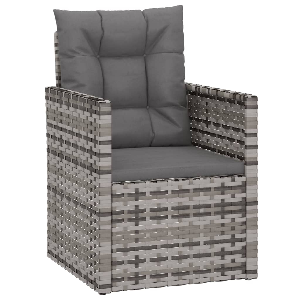 Patio Armchair With Cushions Poly Rattan