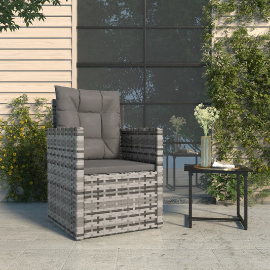 Patio Armchair With Cushions Poly Rattan