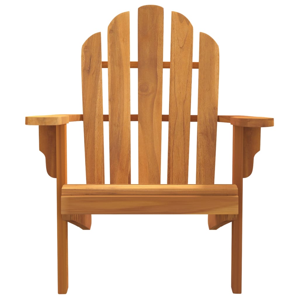 Patio Adirondack Chair 31.1&quot;X37.4&quot;X36.2&quot; Solid Wood Teak