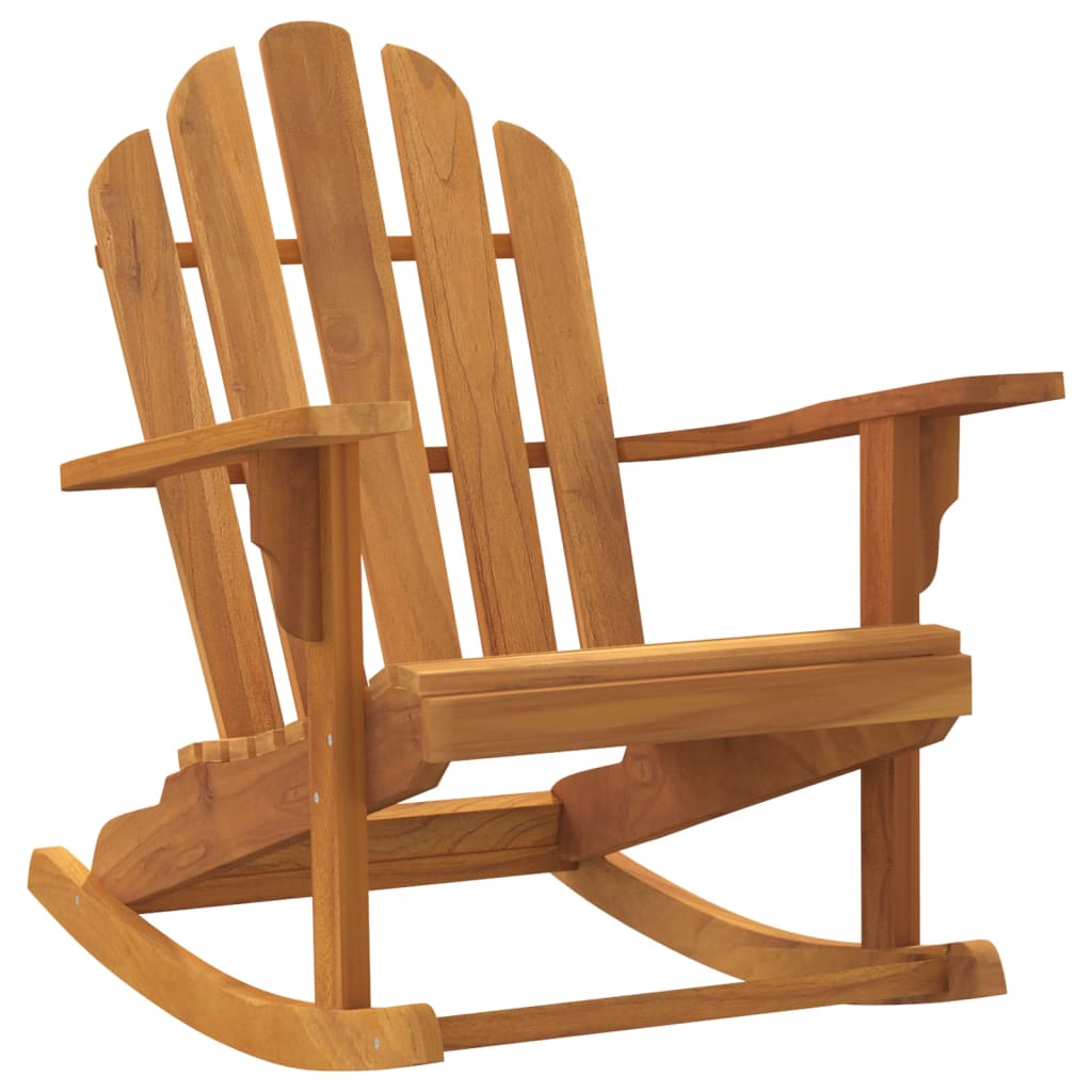 Patio Adirondack Rocking Chair 31.1&quot;X39.4&quot;X40.6&quot; Solid Wood Teak