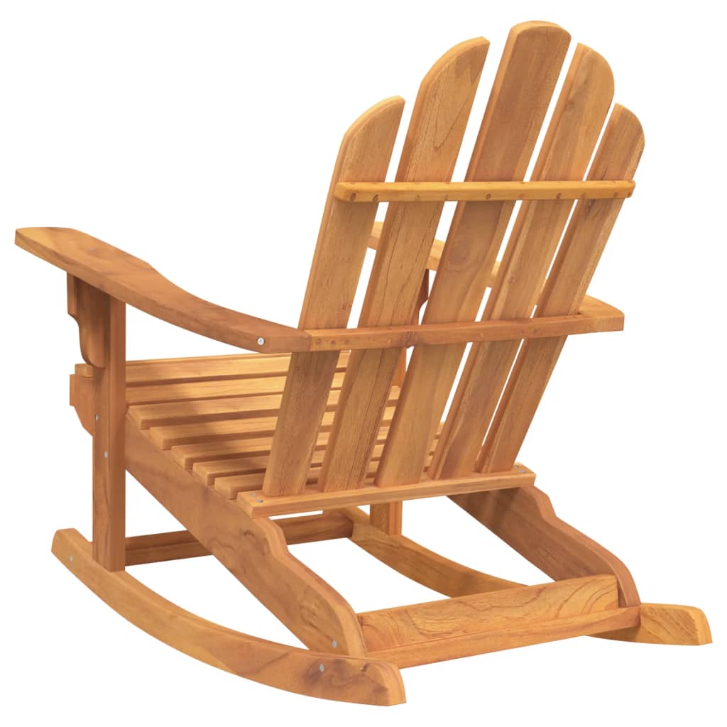 Patio Adirondack Rocking Chair 31.1&quot;X39.4&quot;X40.6&quot; Solid Wood Teak