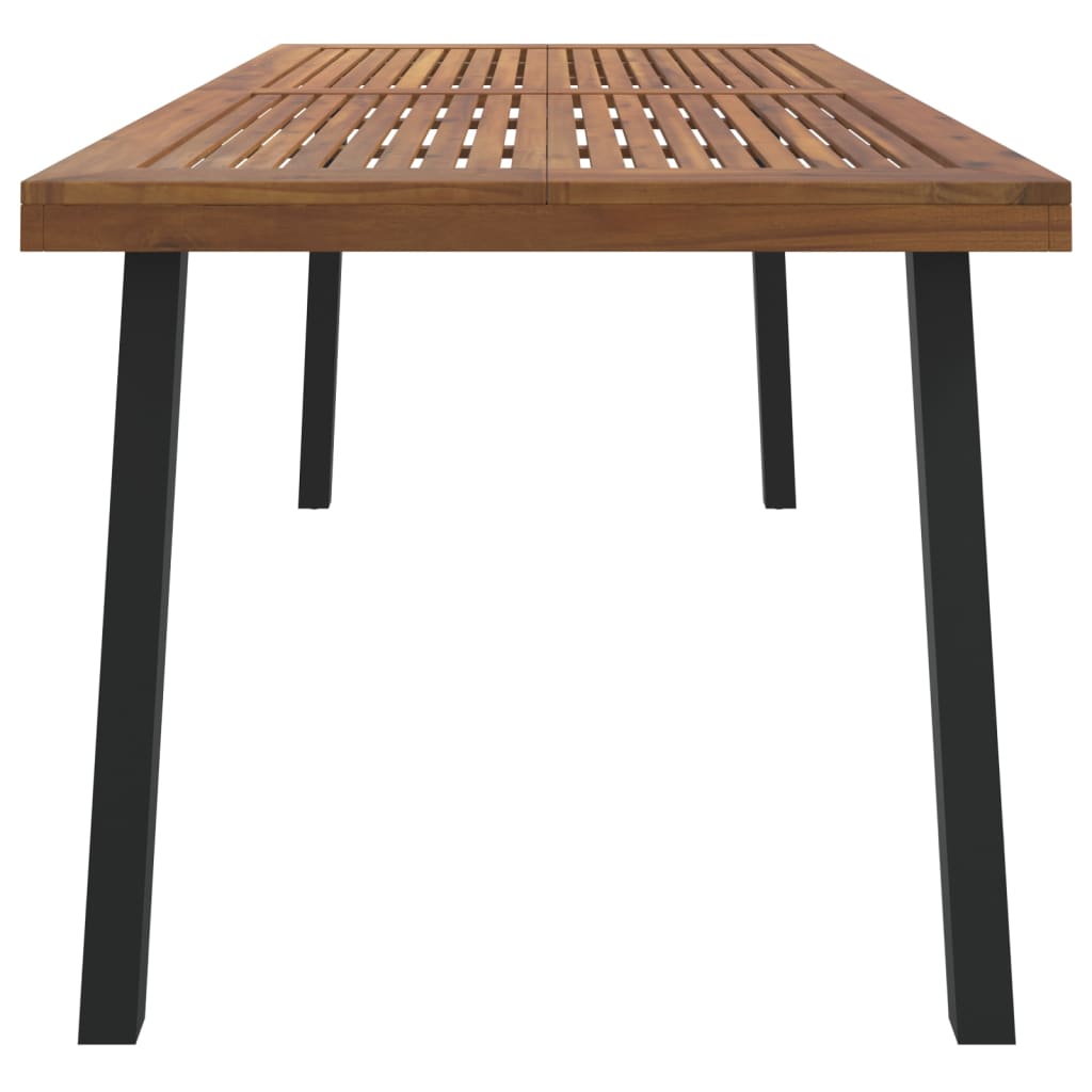 Patio Table Solid Wood Acacia