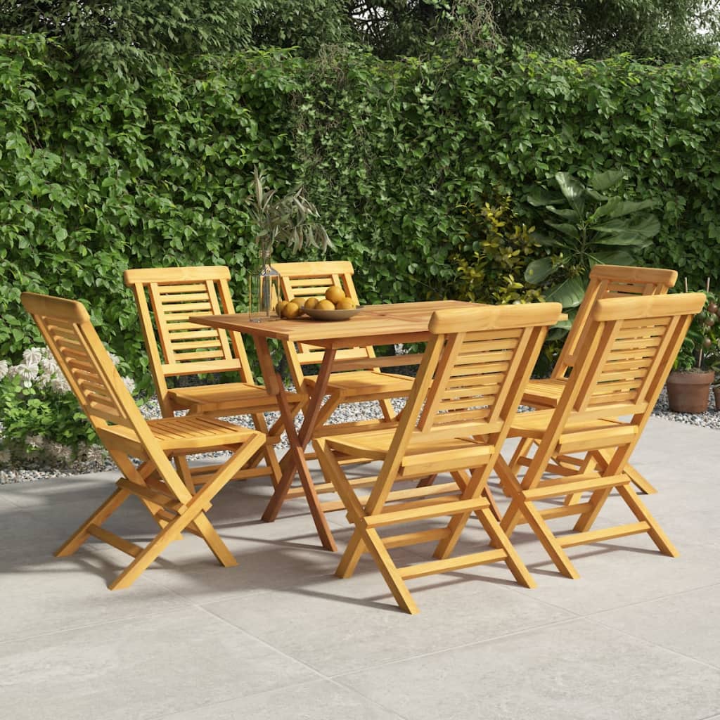 Folding Patio Chairs 2 Pcs 22&quot;X24.8&quot;X35.4&quot; Solid Wood Teak