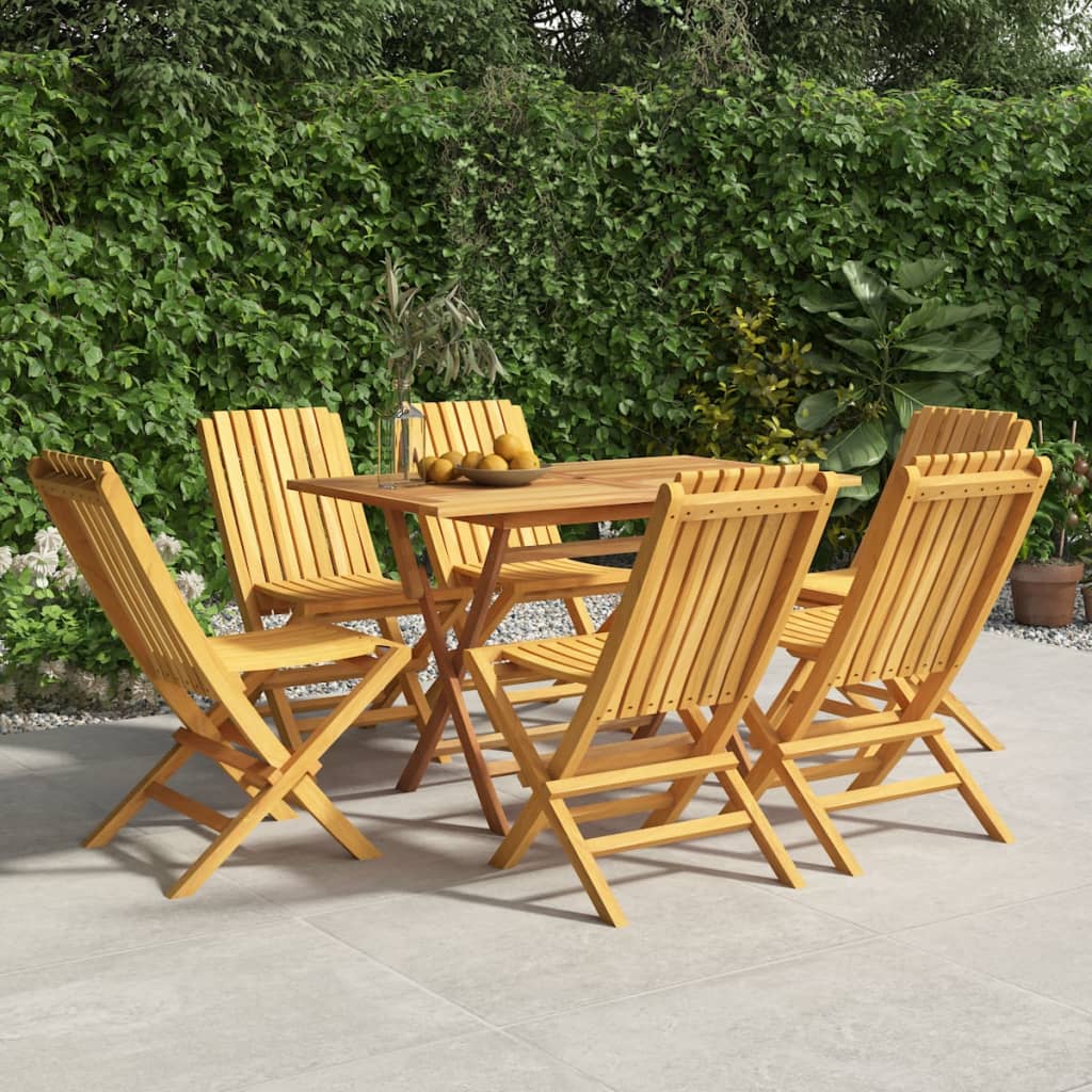 Folding Patio Chairs 2 Pcs 24&quot;X26.4&quot;X35.4&quot; Solid Wood Teak