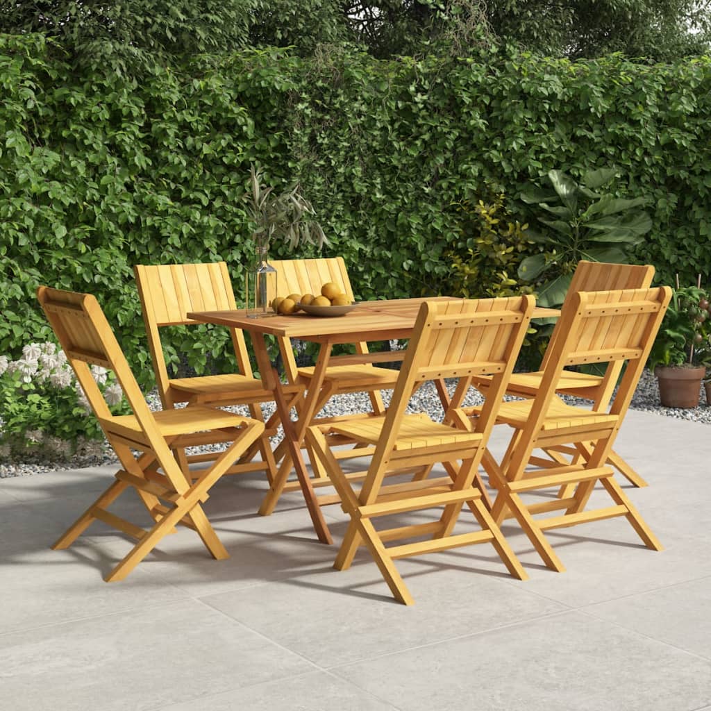 Folding Patio Chairs 2 Pcs 21.7&quot;X24&quot;X35.4&quot; Solid Wood Teak