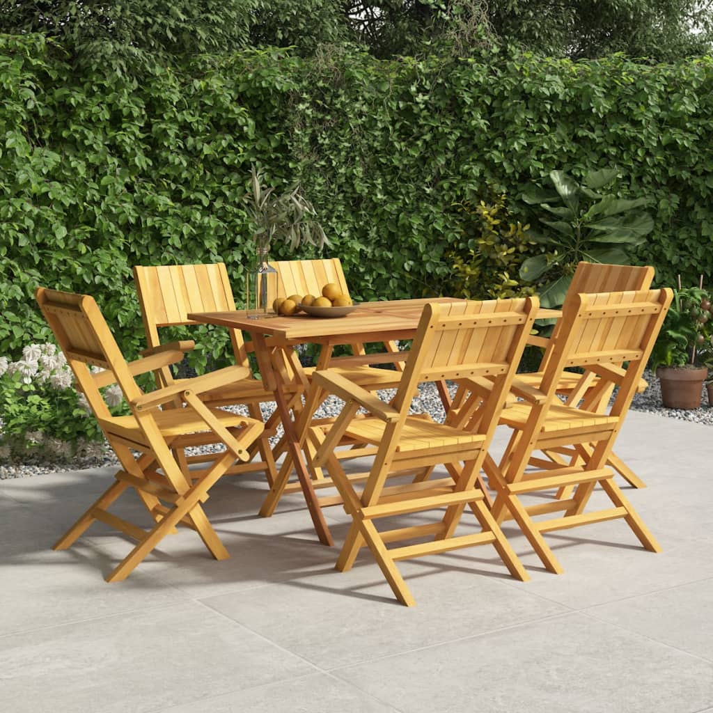 Folding Patio Chairs 2 Pcs 21.7&quot;X24&quot;X35.4&quot; Solid Wood Teak