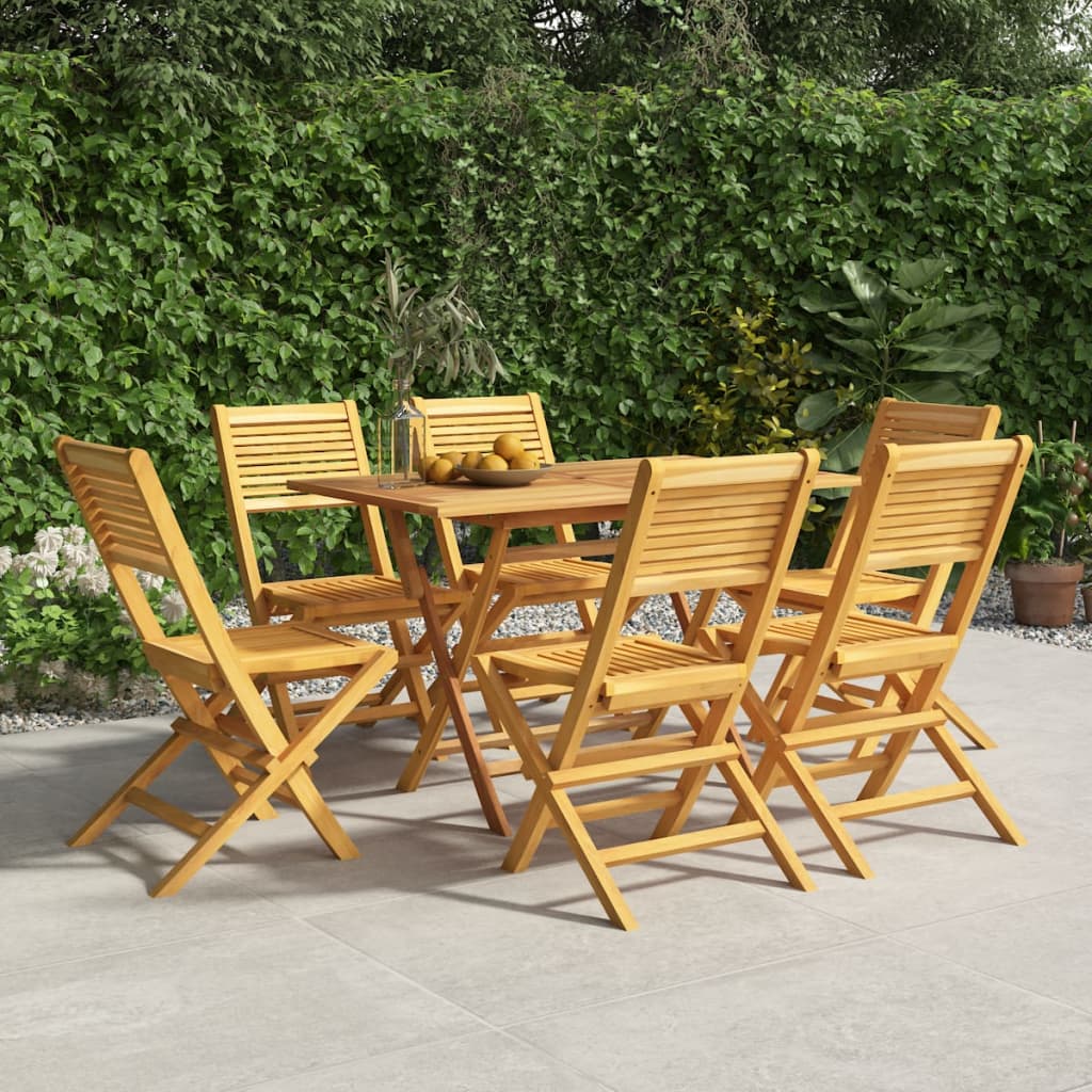 Folding Patio Chairs 2 Pcs 21.7&quot;X24.4&quot;X35.4&quot; Solid Wood Teak