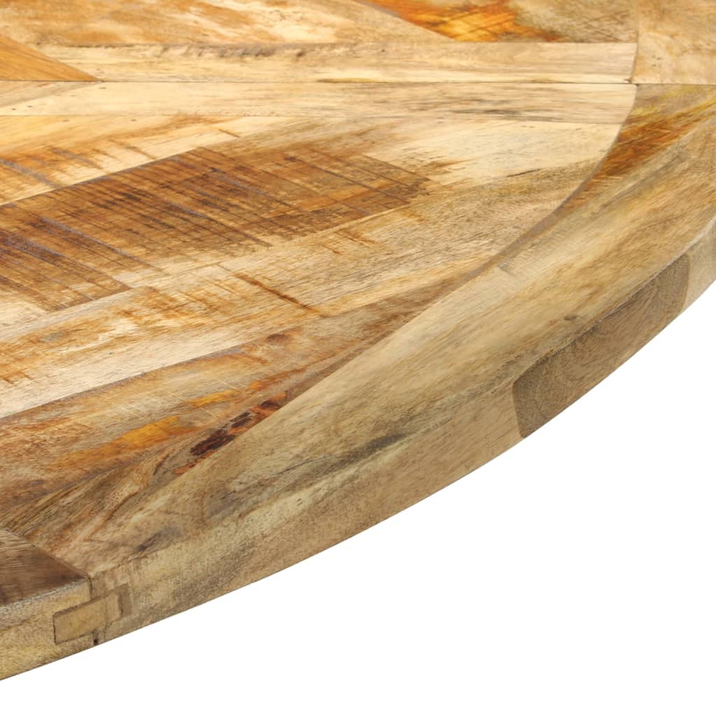 Dining Table Ø Solid Rough Wood Mango