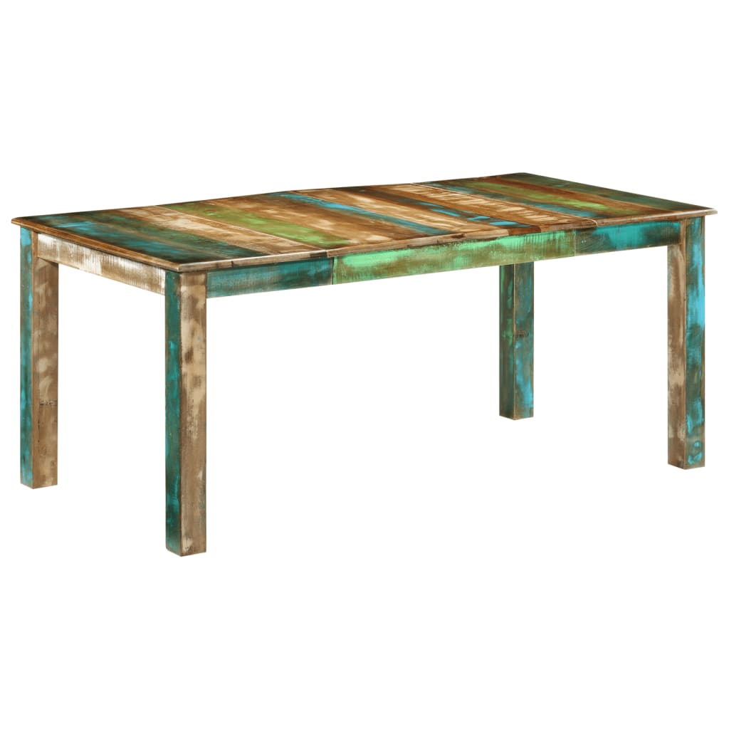 Dining Table 70.9&quot;X35.4&quot;X29.9&quot; Solid Wood Reclaimed