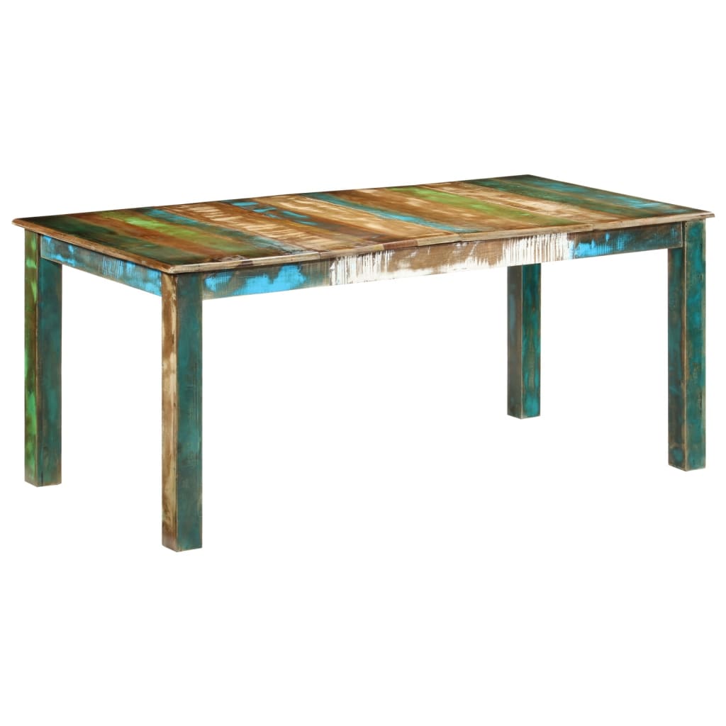 Dining Table 70.9&quot;X35.4&quot;X29.9&quot; Solid Wood Reclaimed