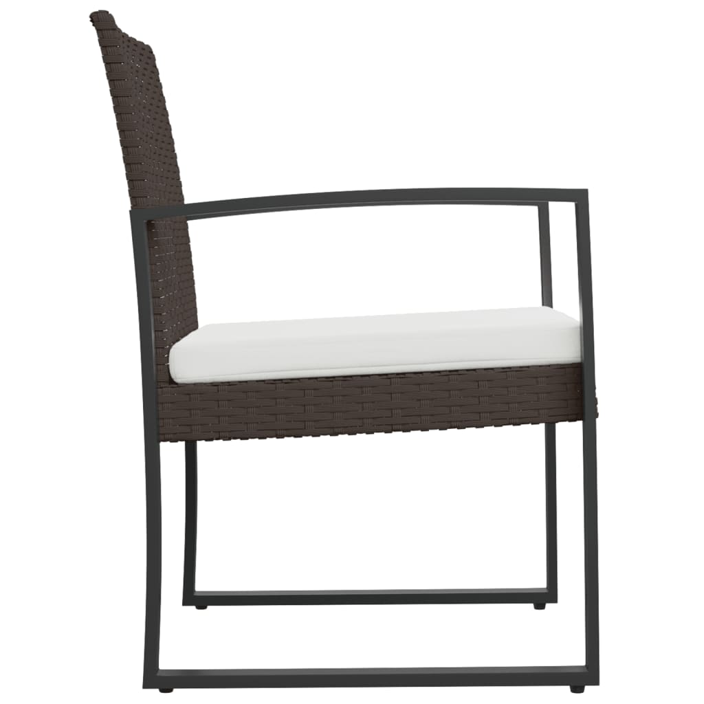 Patio Dining Chairs 2 Pcs Pp Rattan