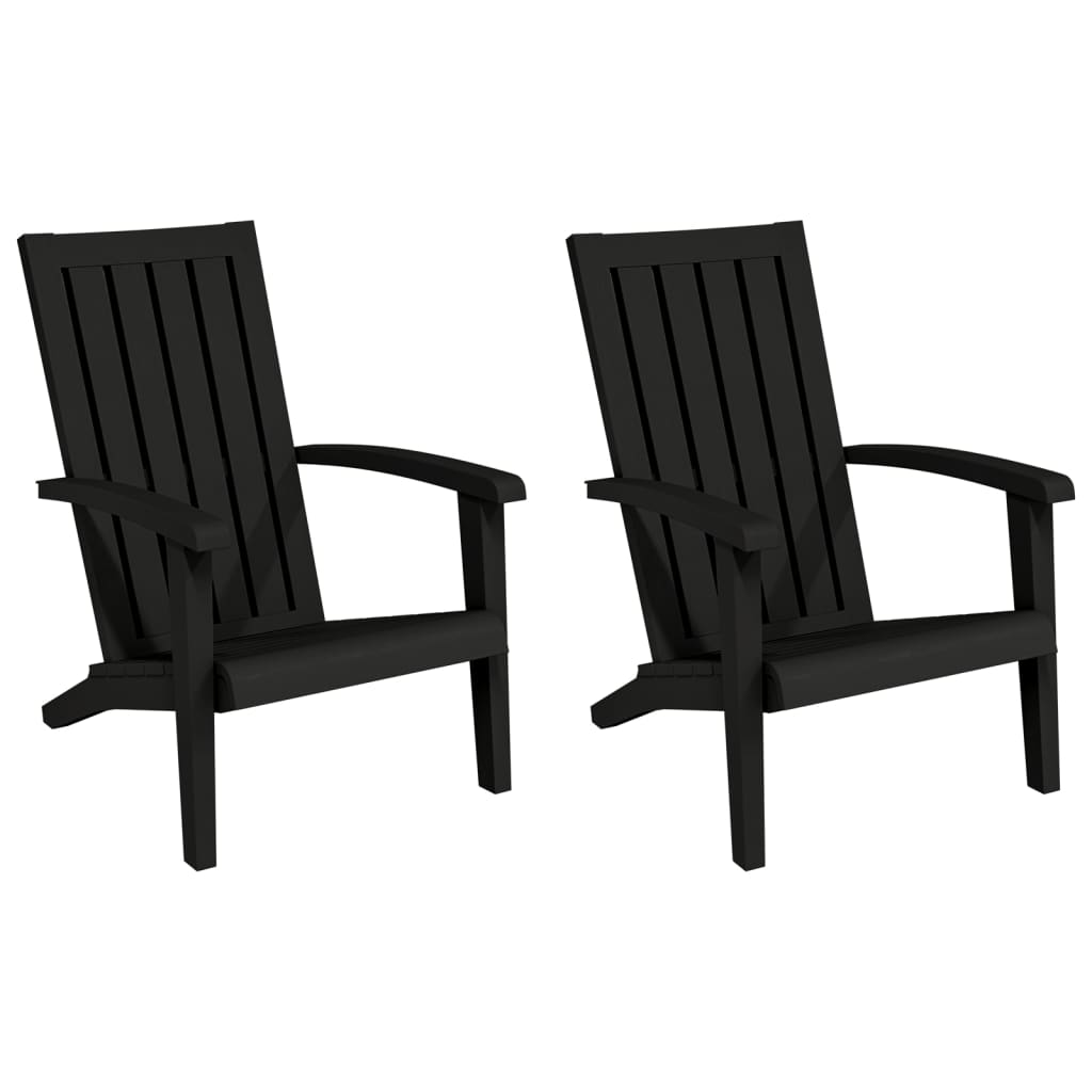 Patio Adirondack Chairs 2 Pcs Polypropylene