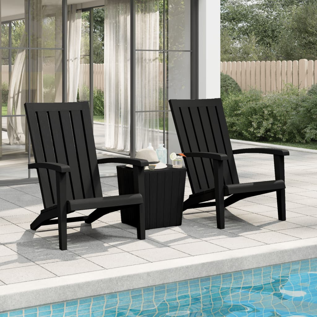 Patio Adirondack Chairs 2 Pcs Polypropylene