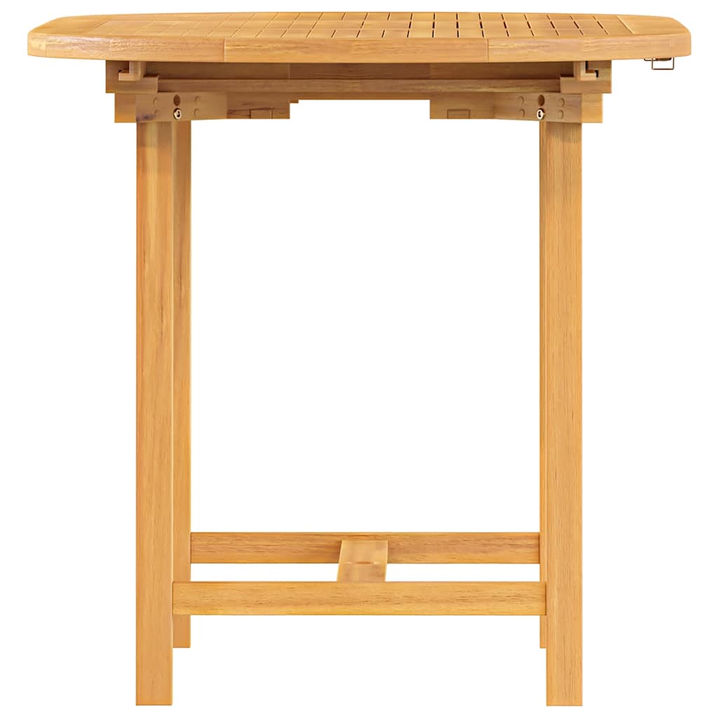 Extending Patio Table 43.3&quot;- Solid Wood Teak