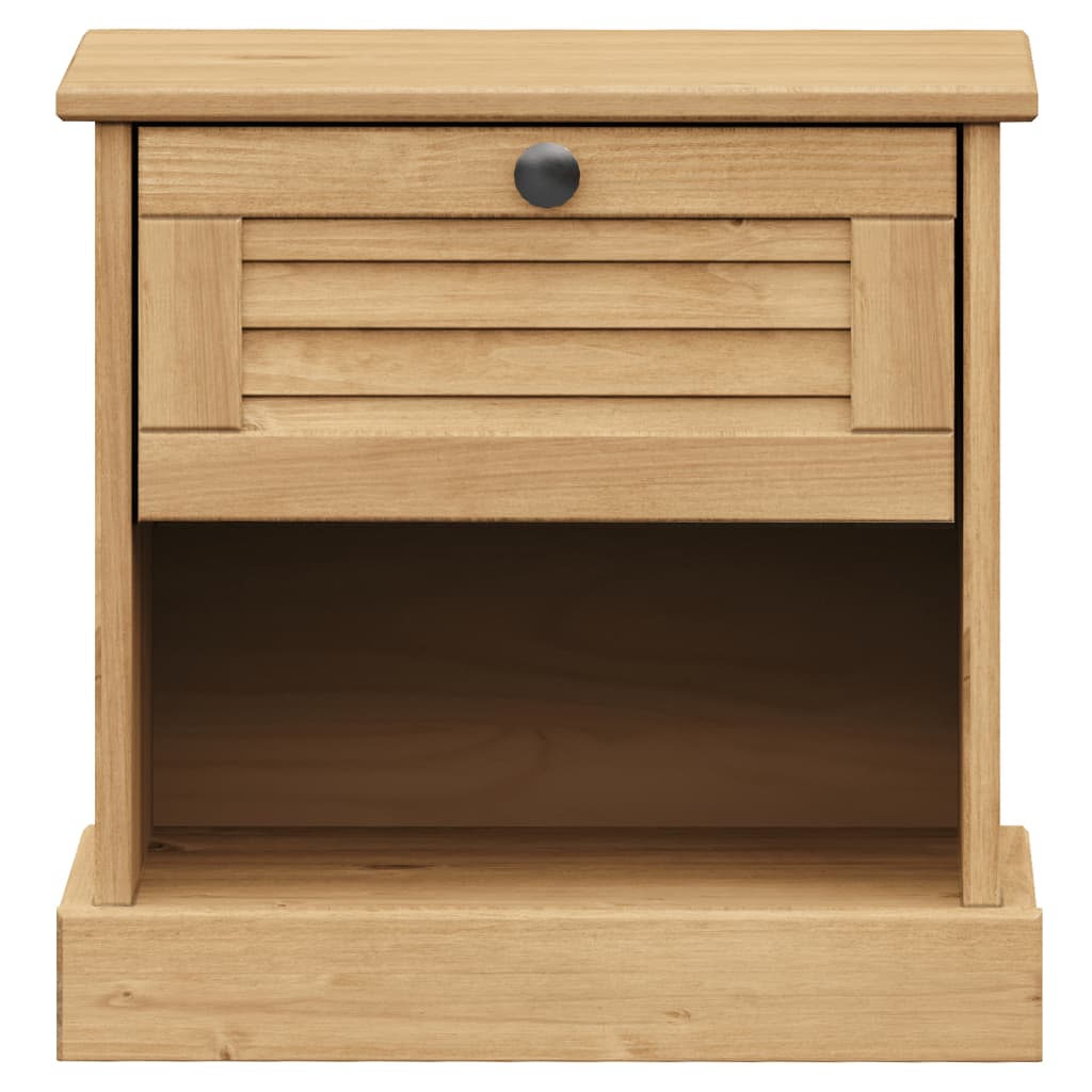 Bedside Cabinet Vigo 16.5&quot;X13.8&quot;X16.5&quot; Solid Wood Pine