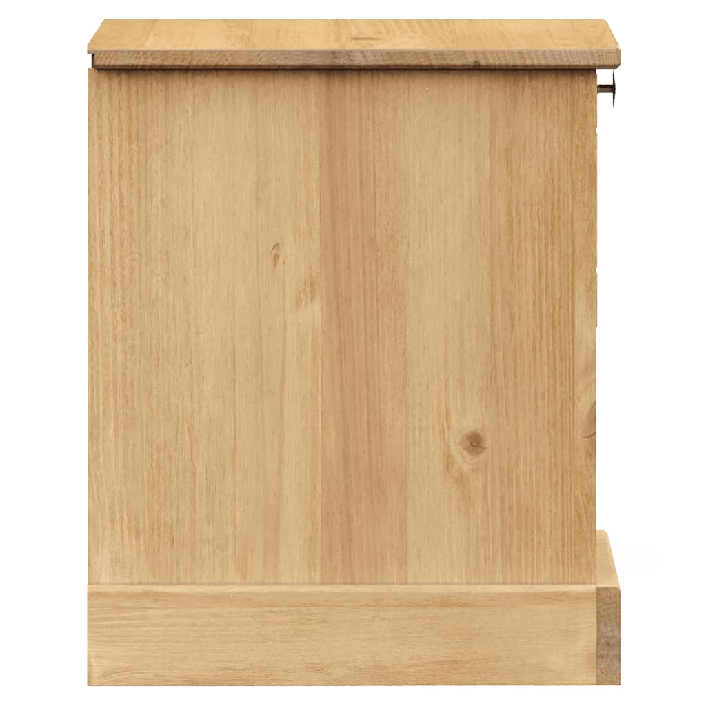 Bedside Cabinet Vigo 16.5&quot;X13.8&quot;X16.5&quot; Solid Wood Pine