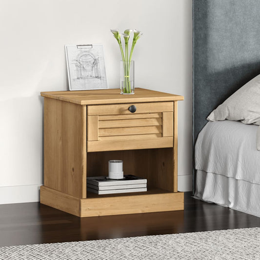 Bedside Cabinet Vigo 16.5&quot;X13.8&quot;X16.5&quot; Solid Wood Pine