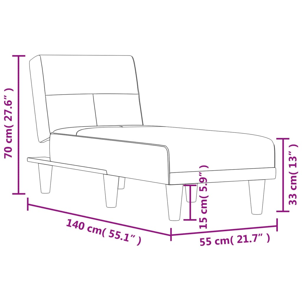 Chaise Longue Fabric