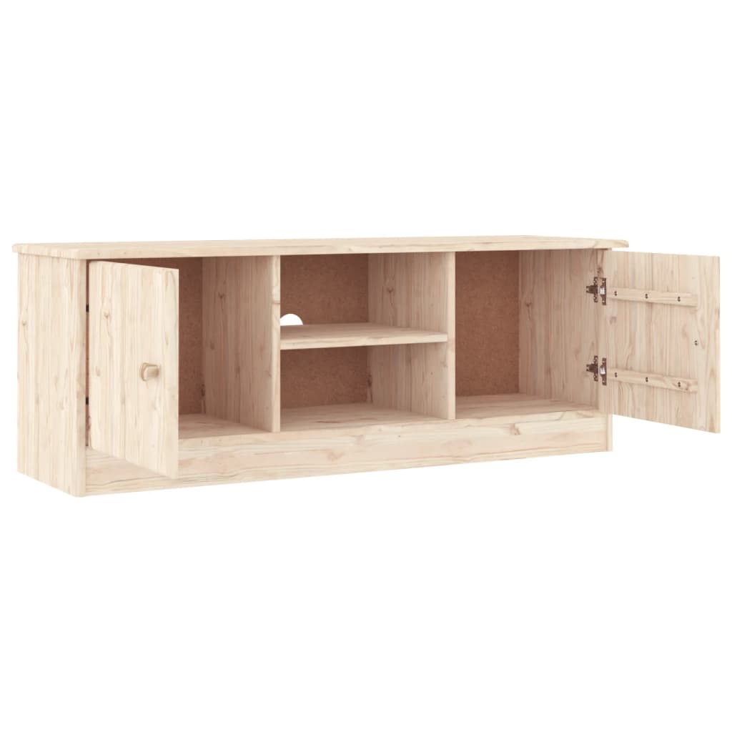 Tv Stand Alta 44.1&quot;X13.8&quot;X16.1&quot; Solid Wood Pine