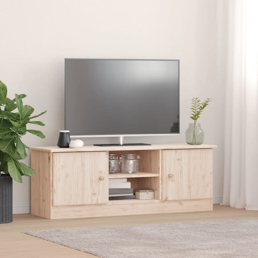 Tv Stand Alta 44.1&quot;X13.8&quot;X16.1&quot; Solid Wood Pine