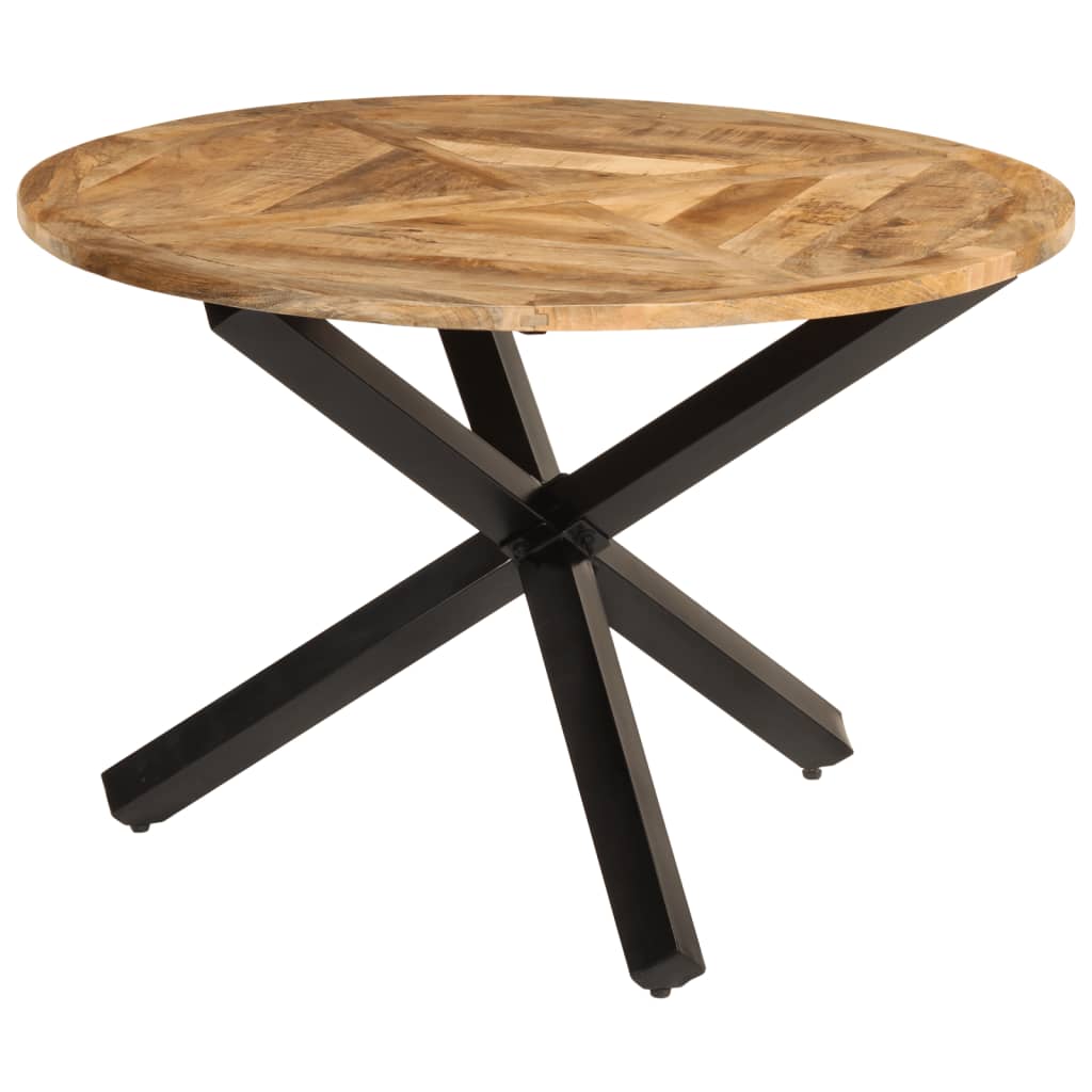 Dining Table Ø Solid Rough Wood Mango