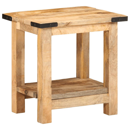 Side Table 15.7&quot;X11.8&quot;X15.7&quot; Solid Rough Wood Mango