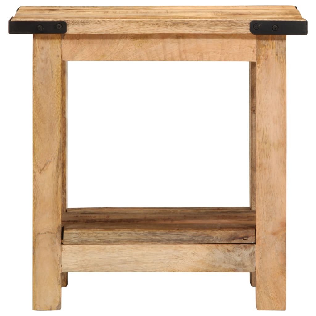 Side Table 15.7&quot;X11.8&quot;X15.7&quot; Solid Rough Wood Mango