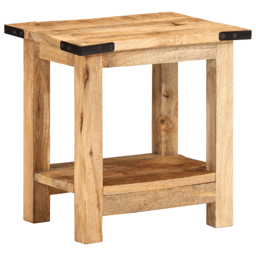 Side Table 15.7&quot;X11.8&quot;X15.7&quot; Solid Rough Wood Mango