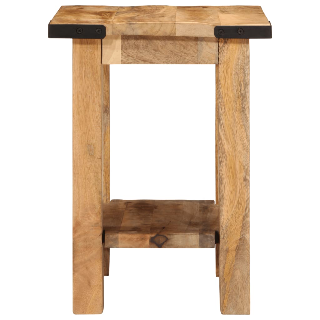 Side Table 15.7&quot;X11.8&quot;X15.7&quot; Solid Rough Wood Mango