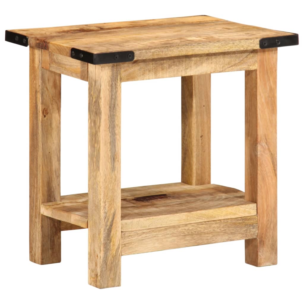 Side Table 15.7&quot;X11.8&quot;X15.7&quot; Solid Rough Wood Mango