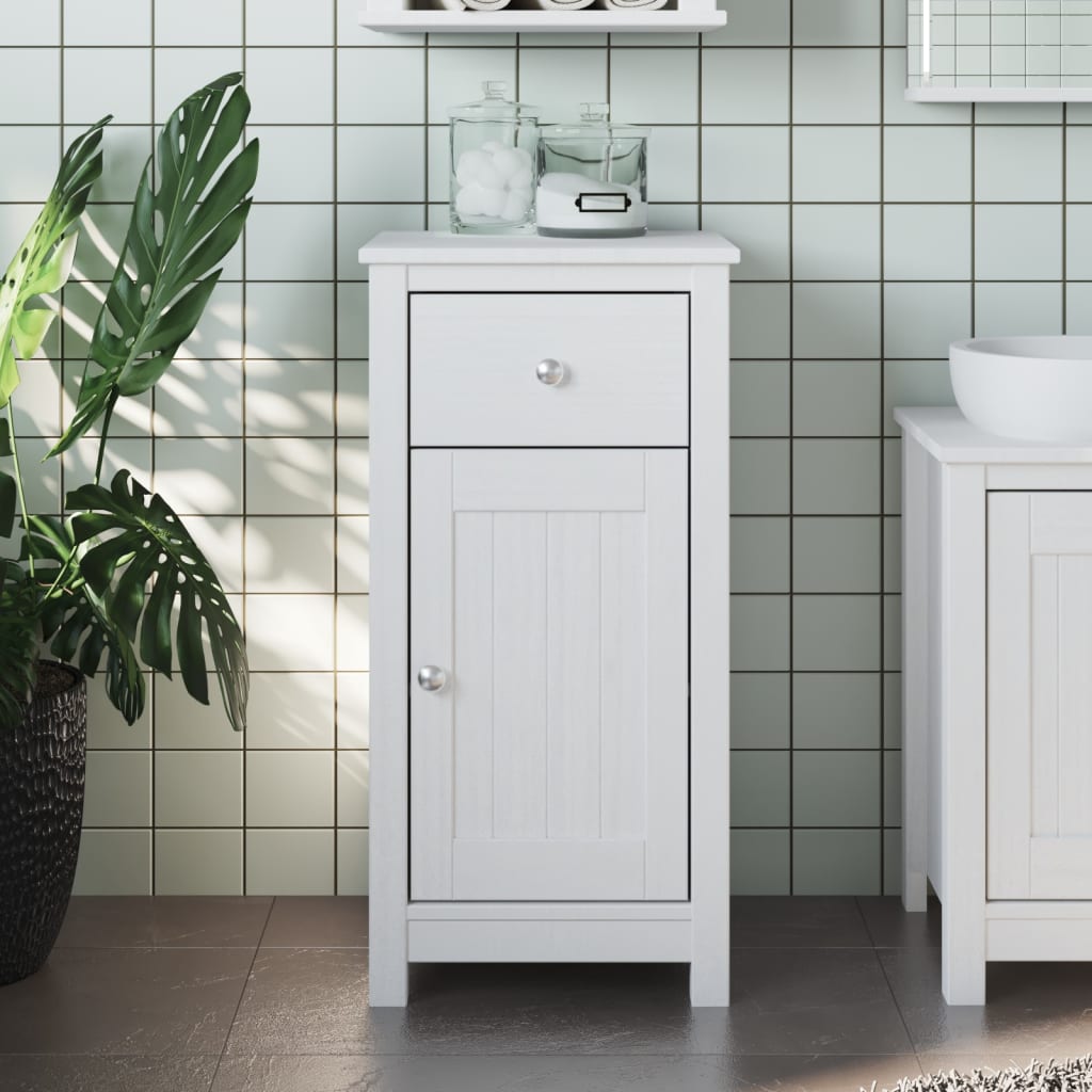 Bathroom Cabinet Berg Solid Wood Pine