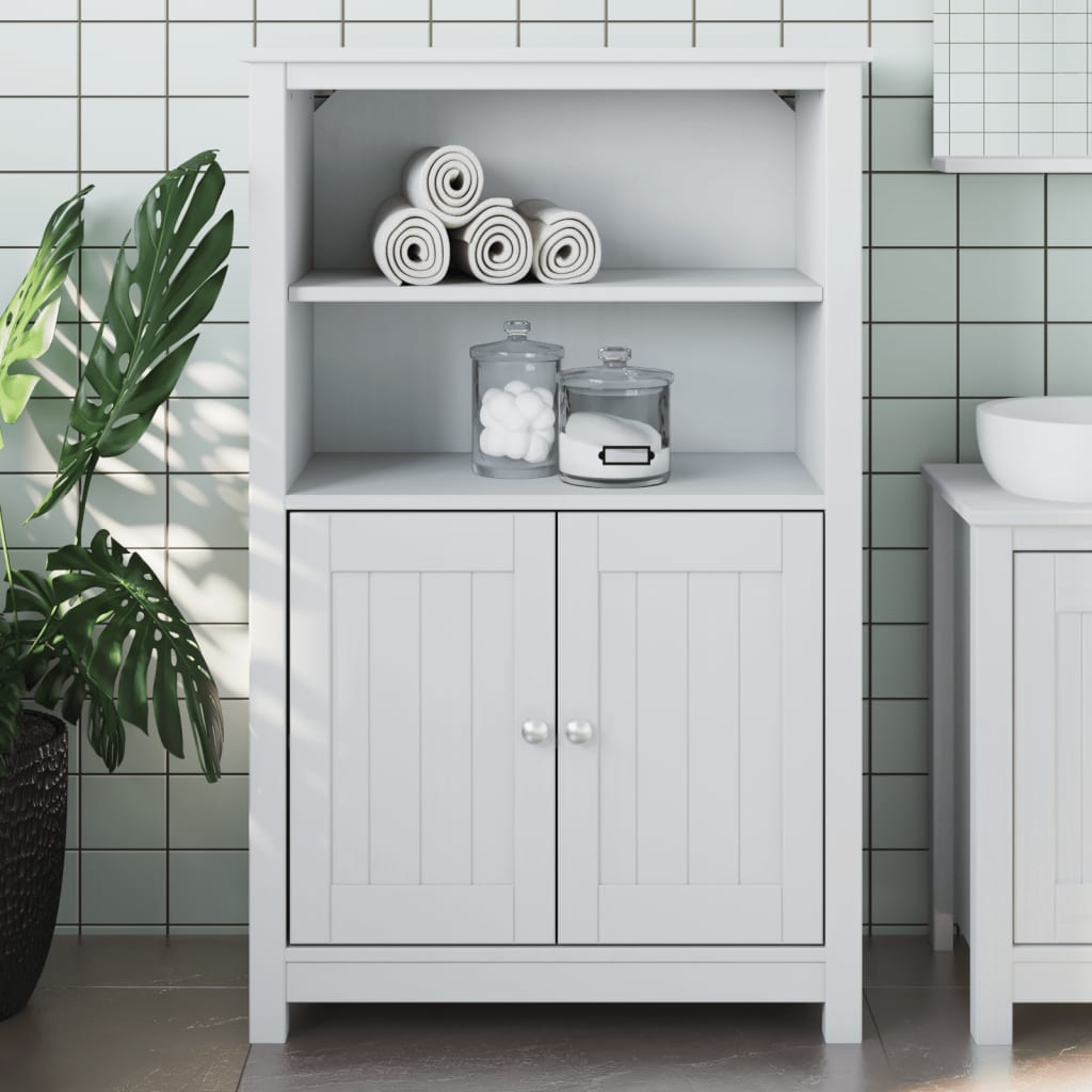 Bathroom Cabinet Berg Solid Wood Pine