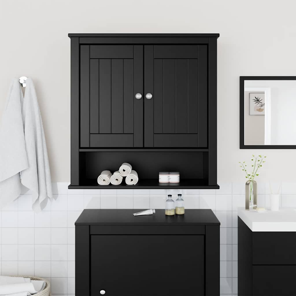 Bathroom Wall Cabinet Berg Solid Wood