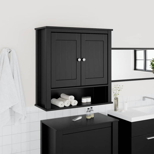 Bathroom Wall Cabinet Berg Solid Wood