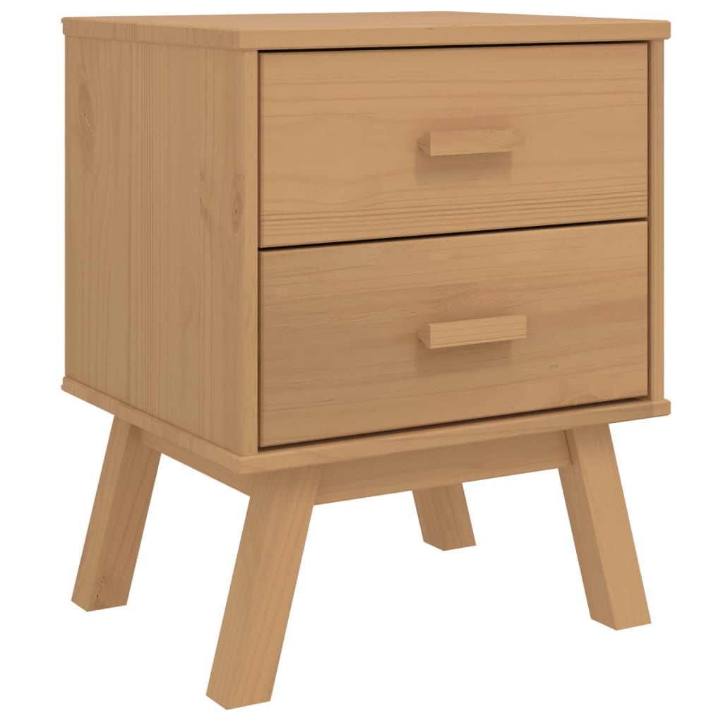 Bedside Cabinet Olden Solid Wood Pine