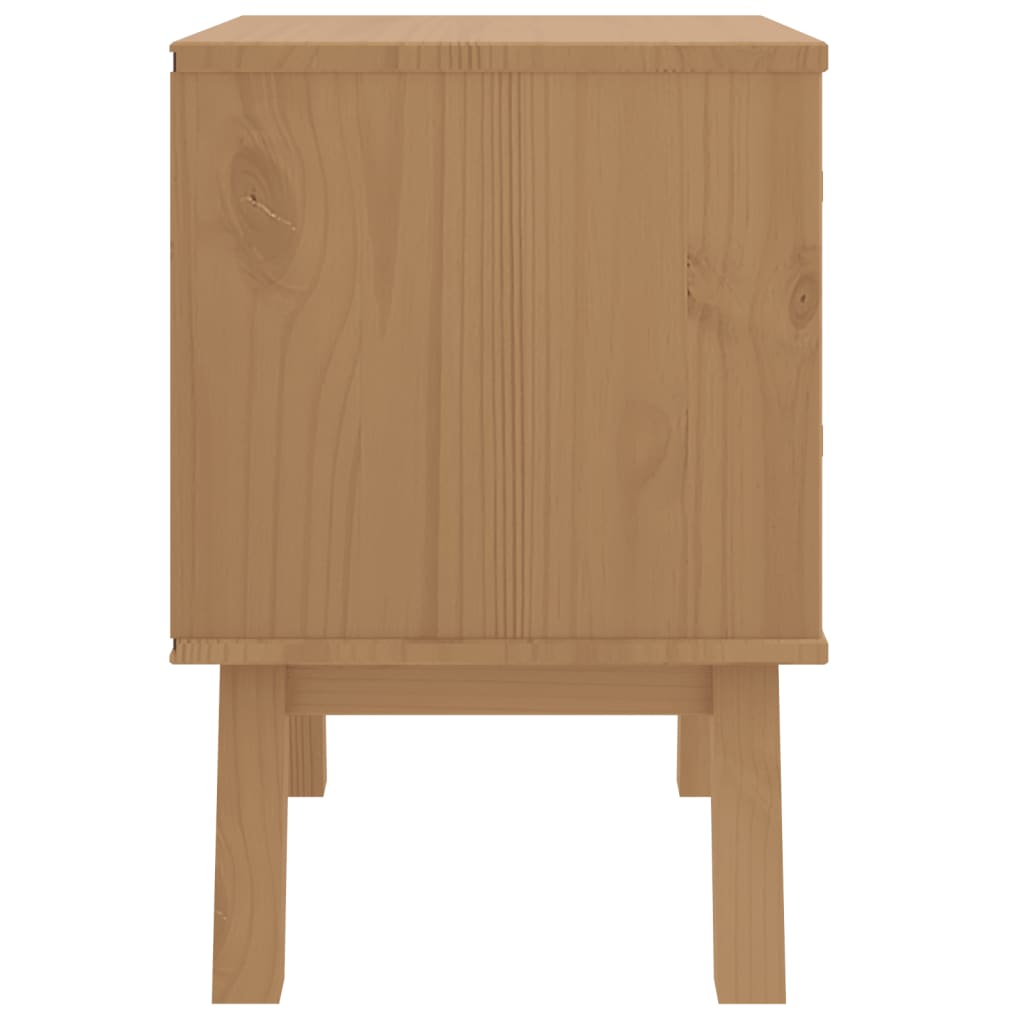 Bedside Cabinet Olden Solid Wood Pine