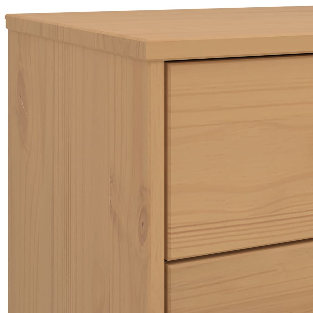 Bedside Cabinet Olden Solid Wood Pine