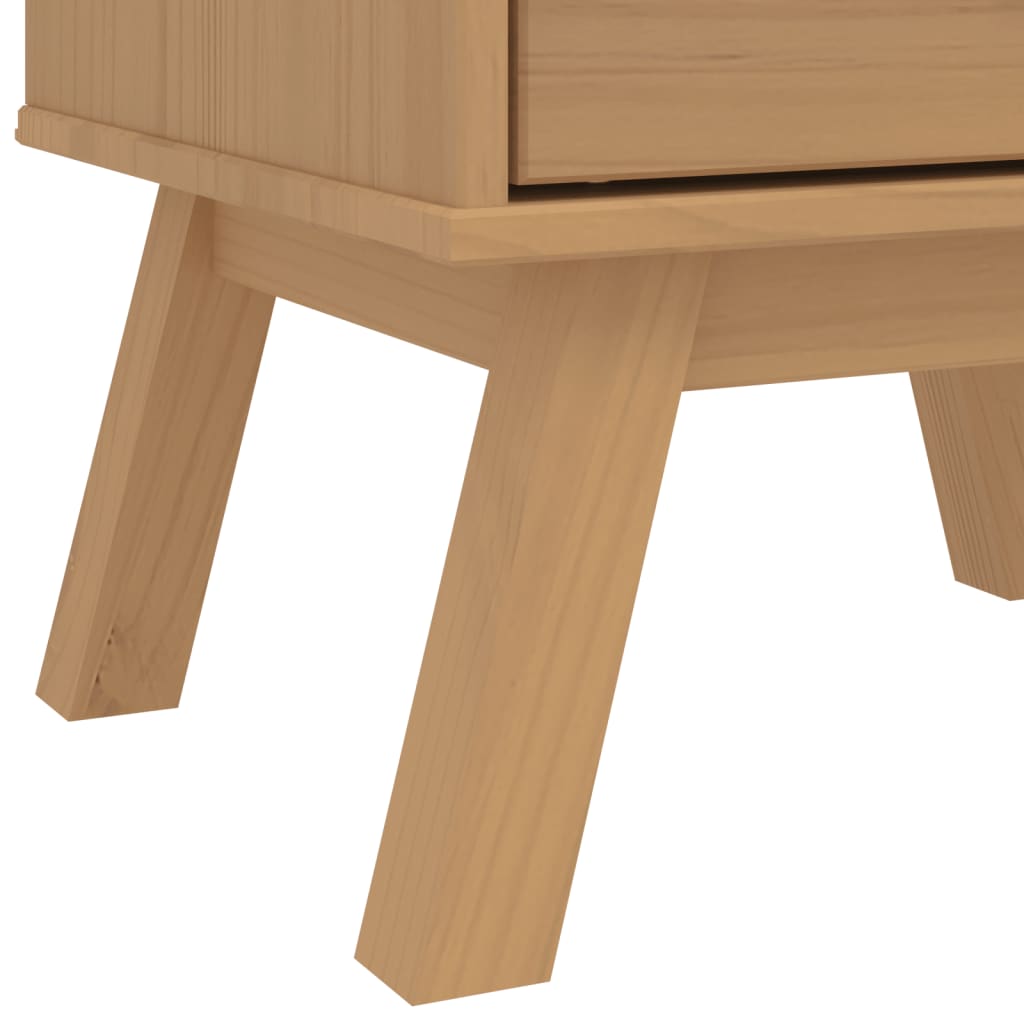 Bedside Cabinet Olden Solid Wood Pine